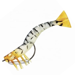 <span class=keywords><strong>Esche</strong></span> Morbide a Forma di Gamberetto Realistiche in TPE Altamente Estensibile da 90mm/120mm con Peso VMC e Gancio Multiplo - Product Image 5