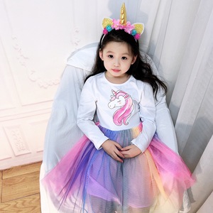 Unicorn Dress per Le Ragazze Tutu Arcobaleno Principessa Vestiti Del Bambino Vestito da Partito Dei Capretti Del Bambino Della Ragazza di Natale di Halloween Del Costume di Cosplay - Product Image 5
