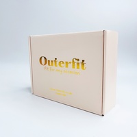 Cajas de Envío de Cartón Corrugado Personalizadas para Pequeñas Empresas, Paquete de 25, CMKY/Color, Reciclables, UV/Hot