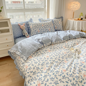 Personalizza a buon mercato stampato 7 pezzi <span class=keywords><strong>lettino</strong></span> <span class=keywords><strong>set</strong></span> biancheria da letto <span class=keywords><strong>piumino</strong></span> 100% cotone lenzuolo di lusso 4 pezzi biancheria da letto <span class=keywords><strong>set</strong></span> lenzuola principessa - Product Image 3