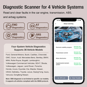 เครื่องสแกนรถยนต์ OBD <span class=keywords><strong>2</strong></span> OBD2 V800 Ai วิเคราะห์เครื่องยนต์ ABS <span class=keywords><strong>แบบ</strong></span>เต็ม - Product Image 4
