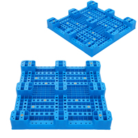 Palette en plastique empilable pour entrepôt, palette euro, palette en HDPE pour l'industrie alimentaire et pharmaceutique