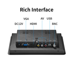 شاشة عرض صناعية LCD من Zhixianda مقاس 8 بوصات بدقة 1024×768 مع شاشة لمس مقاومة وسعة، مدمجة مع إمكانية التثبيت على الحائط وفقًا لمعيار VESA - Product Image 4