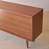 Meuble de rangement moderne personnalisé avec tiroirs, design plat avec porte coulissante, armoire en mélamine, commode, meuble TV, meuble d'entrée