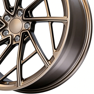 ล้อฟอร์จสีบรอนซ์ไล่เฉดสี ดีไซน์ซี่ลวดแบบดุดัน ขนาด 5x114.3 6x139.7 5x120 สำหรับรถยนต์ - Product Image 4