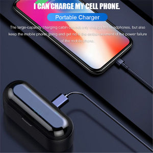 Écouteurs Sans Fil F9 TWS avec Boîtier de Charge Étanche Power Bank 2000mAh et Affichage LED, Casque Stéréo Intra-Auriculaire - Product Image 3