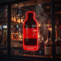 Enseigne de pub lumineuse personnalisée en forme de logo, ultra-fine, publicité en acrylique, boîte à lumière LED