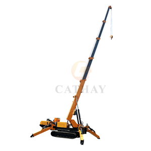 1 Ton3 Ton5 Ton 8 Ton Spider Crane Telescopic Boom Mini Crawler <b>Mobile</b> Crane - Product Image 6