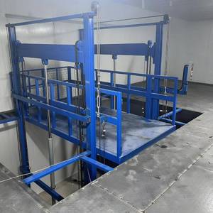 Elevador Hidráulico de Carga de Acero de Alta Resistencia Queen of Quality con Eslingas de Cadena y Rieles de Guía Eléctricos para Comercios y Hoteles (Nuevo) - Product Image 6