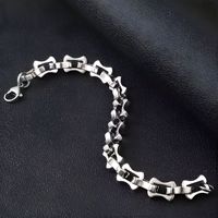Chaîne minimaliste en acier inoxydable martelé, chaîne à maillons croisés, chaîne vierge pour femmes, accessoires de bijoux DIY pour colliers et bracelets