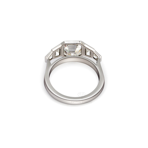 Anelli di Gioielleria Fine Personalizzati Paston, Anello Moissanite Asscher 6*6mm 1ct con Certificato GRA, Anelli di Fidanzamento per Donne - Product Image 6
