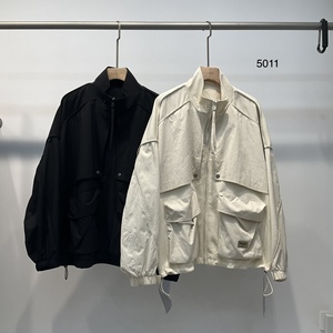 Veste de survêtement unisexe personnalisée avec logo, respirante, pour l'automne, avec fermeture éclair et poignets élastiques, idéale pour la gym et les activités sportives décontractées - Product Image 3