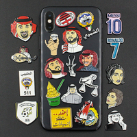 Offre Spéciale Bon Prix Koweït Oman Arabe Mobile Passeport 3M Autocollant Durable En Métal Artisanat avec Aimants