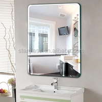 Prix du verre flotté miroir argenté en aluminium clair de 3 mm, 4 mm, 5 mm, 6 mm