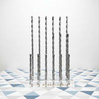 Foret à trous profonds en carbure monobloc pour usinage CNC de haute précision pour le perçage du métal, de l'acier et de l'acier inoxydable