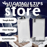 Boîte d'emballage transparente en PVC étui de téléphone portable en plastique pour l'électronique grand public et les accessoires de téléphone portable