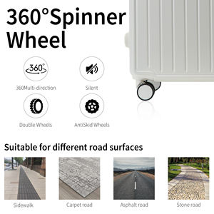 GUANGDong กระเป๋าเดินทางสำหรับกระเป๋าเดินทางพร้อมที่วางแก้วและช่องชาร์จ USB ขนาด20 <span class=keywords><strong>22</strong></span> 24 26 28นิ้ว - Product Image 6