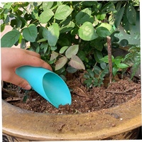 Bonsai sendok tanah, ember plastik, sekop tanah, taman, alat tanam tanaman pot, sekop taman