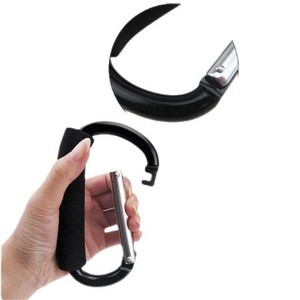 Aluminum Alloy D Type Carabiner Sponge Buckle For Stroller Shoe <b>Clip</b> Unisex 12+ Years - Product Image 3
