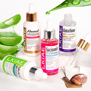 Nouveau sérum pour le soin de la peau, élimination des imperfections du visage, <span class=keywords><strong>anti</strong></span>-pigmentation, sérum éclaircissant pour le visage avec glutamine, rétinol, niacinamide, acide kojique - Product Image 6