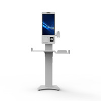Terminal Punto de Venta con Pantalla Táctil de 21.5 Pulgadas, Kiosco de Autoservicio con Impresora Térmica y NFC para Supermercado, Precio de Fábrica al por Mayor