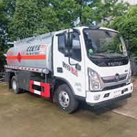 Camión Cisterna Foton de 160HP Euro 6, Tanque de Combustible de 7.5 Metros Cúbicos, Acero al Carbono, Motor Diésel, Sistema de Seguridad, Transmisión Manual de 6 Velocidades
