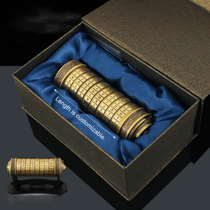 YUESHEN Custom Extended Da Vinci Code Cryptex Lock Mini Puzzle Letter Password Hidden Compartment Gift CNC Machining <strong>Parts</strong> - Product Image 5