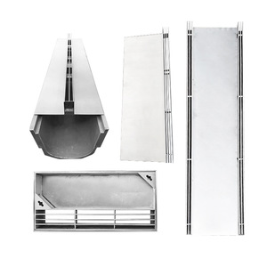 304 Stainless Steel Linear Drainage Ditch 200x50x1000mm U-Shaped Trench With Slotted Cover Industrial Water Trough - Product Image 1