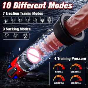 Penis Pump Male <strong>Sex</strong> <strong>Toys</strong>,Electric Dick Pump Penis Extender with 10 Erection Training Modes, Cock Pump Automatic Male Masturbator - Product Image 2