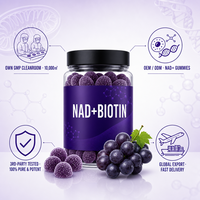Complément alimentaire anti-âge avancé NAD+ Collagène Peptides Gummy 100g pour adultes, directement de l'usine, emballage personnalisé OEM ODM