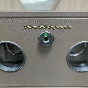 Sang trọng chất lượng cao Tự động xem Winder an toàn hộp da Xoay xem Winder hộp - Product Image 5