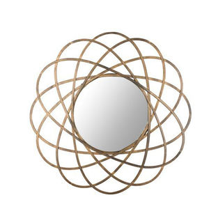 Gold <b>Wall</b> Decorative Round Metal <b>Mirror</b> Frame - Product Image 4