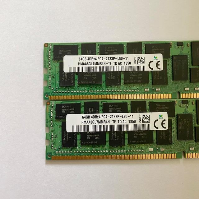 SK Hynix DDR4 RAM HMAA8GL7MMR4N-TF 64GB 2133MHz 4DRX4 PC4-2133P-L ECC Memory for Server High-Performance DDR4 RAM 64GB Ensures P
