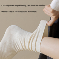 Chaussettes Diabétiques en Coton à Faible MOQ, Sans Pression, à Bord Ample, Non-Contractantes, Respirantes, Décontractées pour Hommes et Femmes