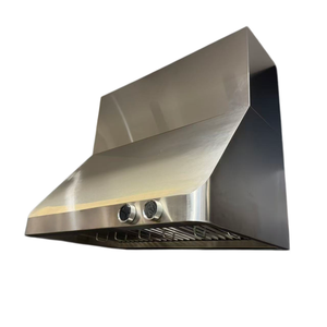 30 Inch 1000m³/hr Stainless Steel Wall Mount Hood for Restaurant, 3-Speed, Baffle Fillter, Auto Shut OFF - Product Image 1