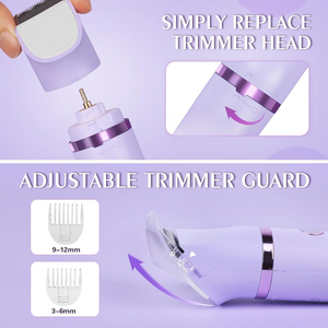 Bikini Tondeuse Rasoirs Électriques <span class=keywords><strong>pour</strong></span> Femmes Rechargeable Pubic Corps Cheveux Tondeuse <span class=keywords><strong>Rasoir</strong></span> Électrique <span class=keywords><strong>pour</strong></span> Jambes Corps Cheveux Bikini <span class=keywords><strong>Rasoir</strong></span> - Product Image 6