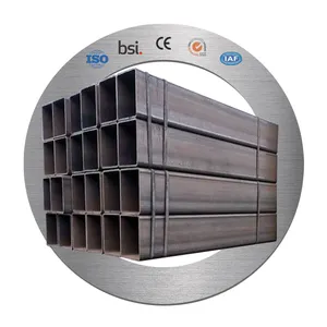 SSAW API5L Q235 Q195 Q345溶接シームレスMSERW黒炭素鋼長方形鋼管工場直販