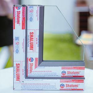 Premium Shalumi 6000 Series <b>Grey</b> Aluminum Profile with Cutting Service for Alloy <b>Frame</b> Door Window Systems Manufactured Vietnam - Product Image 3