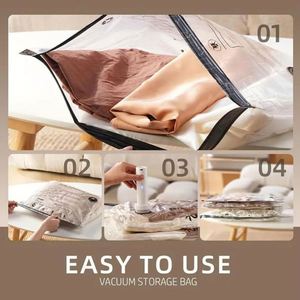 Factory Strong <b>Compression</b> Custom Printed Biodegradable Classic Living Room Transparent Multifunction Eco-Friendly Storage <b>Bag</b> - Product Image 4
