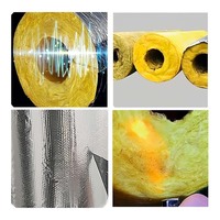 Insulasi Pipa Serat Kaca Berlapis Aluminium Foil + Glass Wool Preformed untuk Sistem HVAC dan Pipa Uap