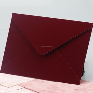 Ivory Envelopes White Black <b>Blush</b> Gold <b>Red</b> Burgundy Green A7 Envelopes for Wedding Invitations Cards Acrylic Photos Invites - Product Image 3