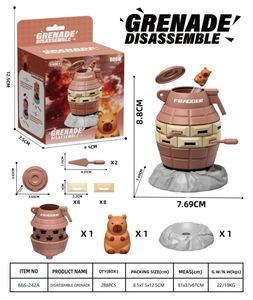 Juguete Educativo de Granadas de Mano Desmontables, Material Metálico, Juego Interactivo para Padres e Hijos de 2-4 y 5-7 Años - Product Image 5