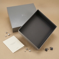 Boîte cadeau en carton rigide personnalisée avec logo, couvercle et base recyclables, boîte en papier pour cadeau