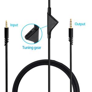 Cable auxiliar de audio de repuesto con control de volumen, conductor chapado en oro y blindaje trenzado para auriculares para juegos <span class=keywords><strong>Astro</strong></span> A10/A30/<span class=keywords><strong>A40</strong></span> - Product Image 4