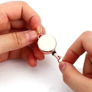 Boucle en alliage de zinc 2.0cm facile à tirer boucle télescopique antivol et anti-perte boucle de bagage en métal - Product Image 4