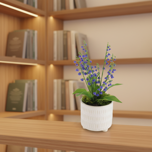 ต้นไม้ประดิษฐ์แบบเลื้อยในกระถาง ใบไม้ร่วงห้อยลงมา ก้านยืดหยุ่น เหมาะสำหรับตกแต่งชั้นวางหนังสือ มุมผนัง แขวนผนัง ตกแต่งบ้าน และกั้นห้อง - Product Image 6