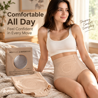 Ensemble de pyjama sexy et accessoires pour femme, sous-vêtements sculptants chauds sans couture, taille haute, pliables et ajustables, grandes tailles