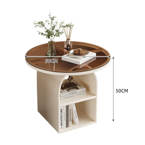 Accept Customization French Style Bedroom, <strong>Black</strong> Cream Style Rock Board Sofa <strong>Side</strong> Table Artistic Edge Table, Storage <strong>Cabinet</strong> - Product Image 4