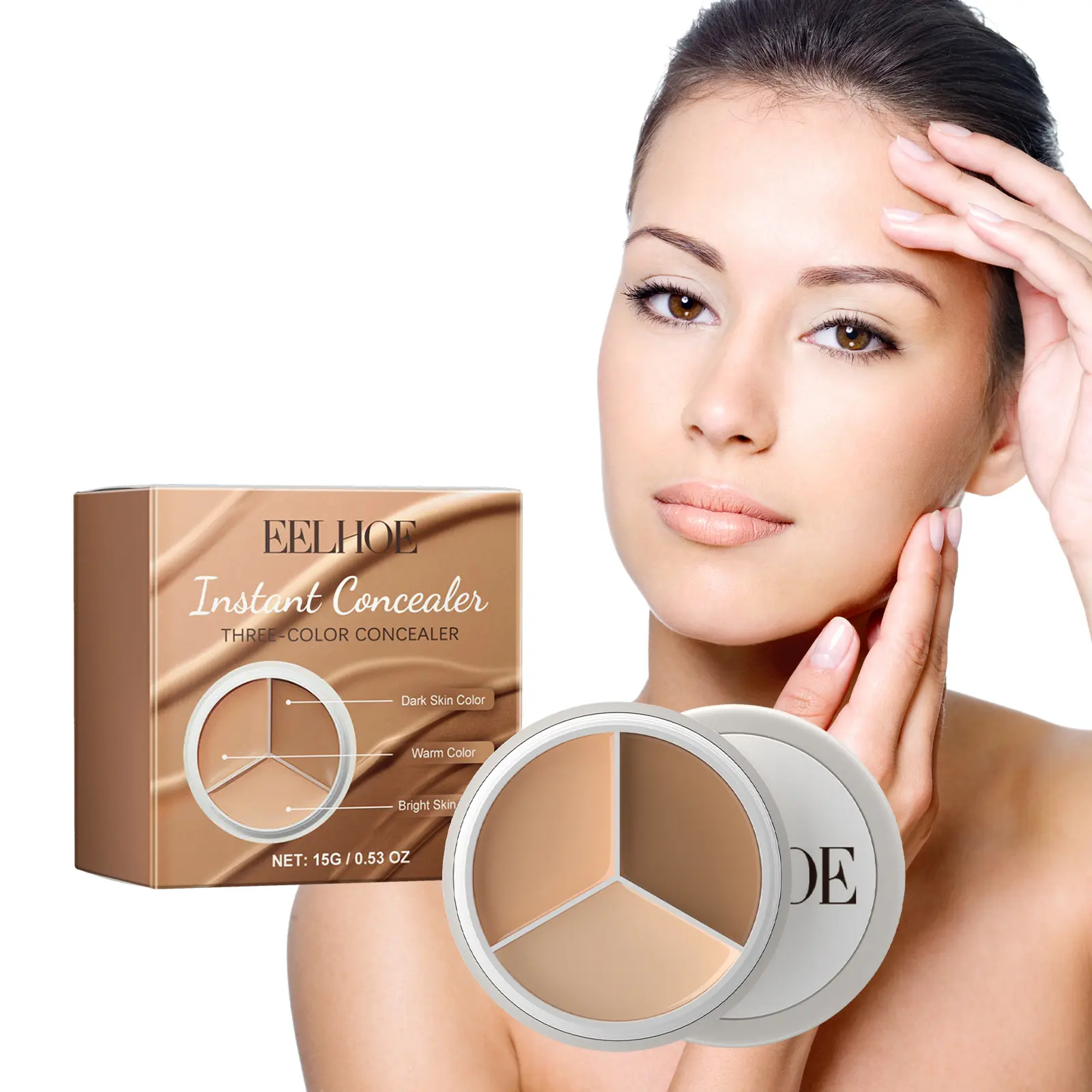 EELHOE hot sale covers facial blemishes and spots to create clear and natural makeup and cover concealer