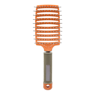 <span class=keywords><strong>Brosse</strong></span> à cheveux démêlante ventilée pour femmes, en poils naturels et nylon, pour cheveux bouclés et humides, avec fonction de massage du cuir chevelu, idéale pour salon - Product Image 6